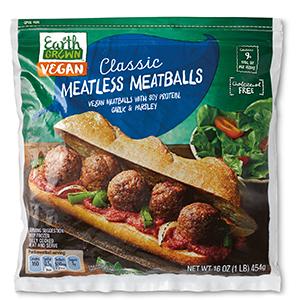 PLANT-BASED PROTEIN ALDI-EXCLUSIVE EARTH GROWN MEATLESS MEATBALLS ALDI Inc.